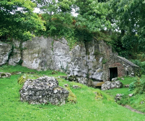 View of the walled garden